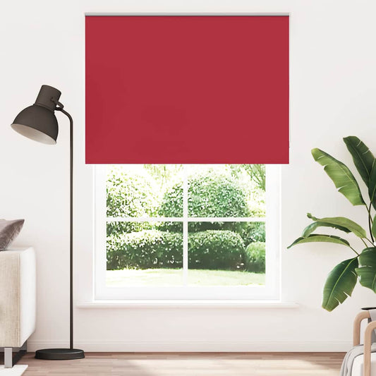 vidaXL Roller Blind Blackout Red 145x210 cm Fabric Width 141.6 cm