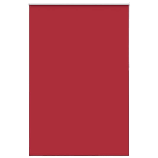 vidaXL Roller Blind Blackout Red 165x210 cm Fabric Width 161.6 cm Polyester