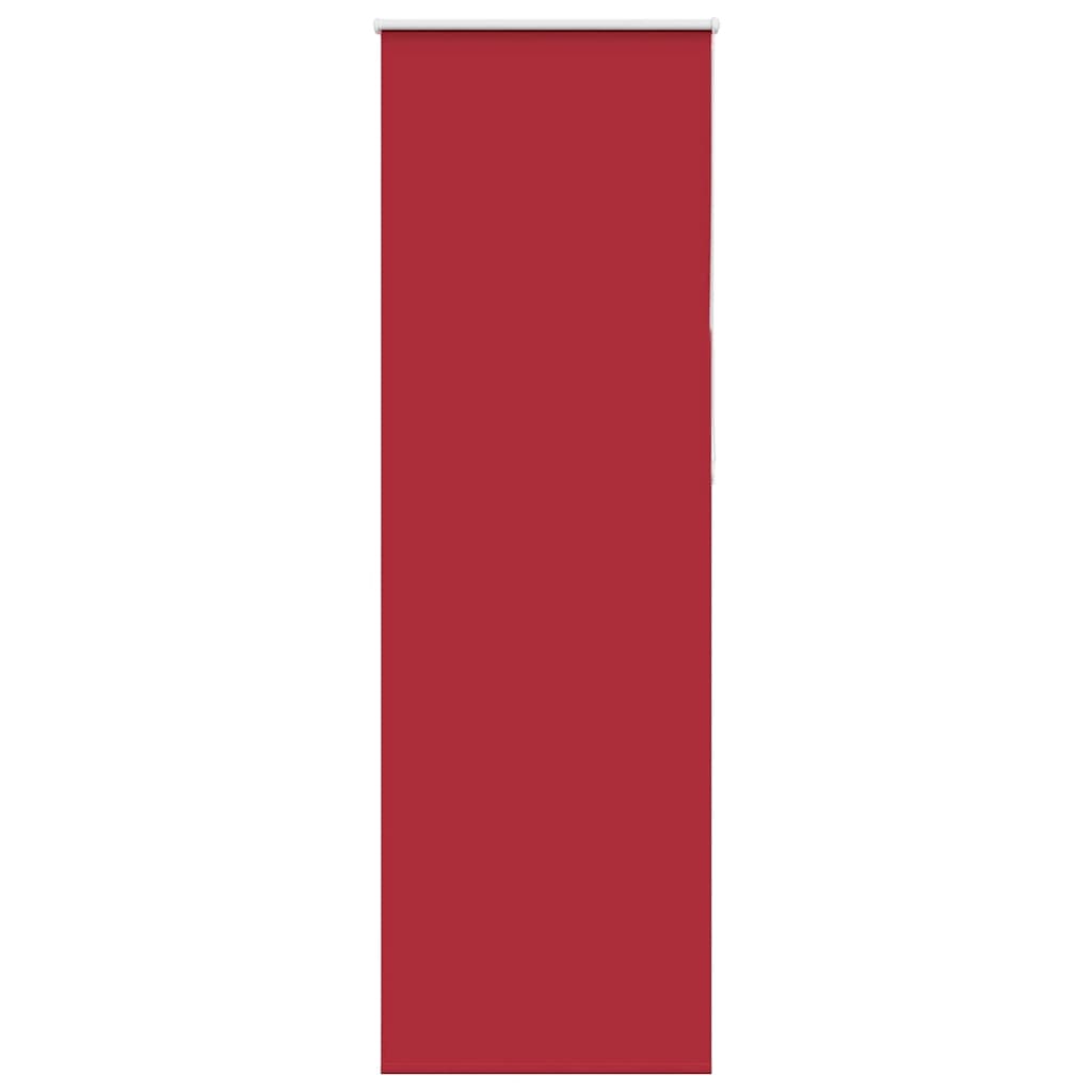 vidaXL Roller Blind Blackout Red 80x230 cm Fabric Width 75.7 cm Polyester