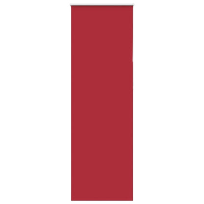 vidaXL Roller Blind Blackout Red 80x230 cm Fabric Width 75.7 cm Polyester