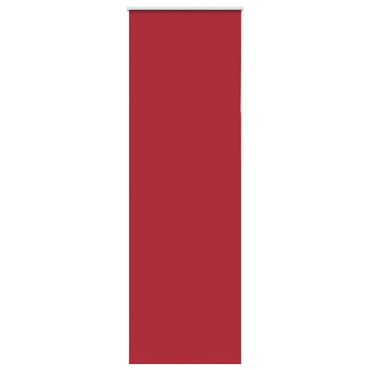 vidaXL Roller Blind Blackout Red 80x230 cm Fabric Width 75.7 cm Polyester
