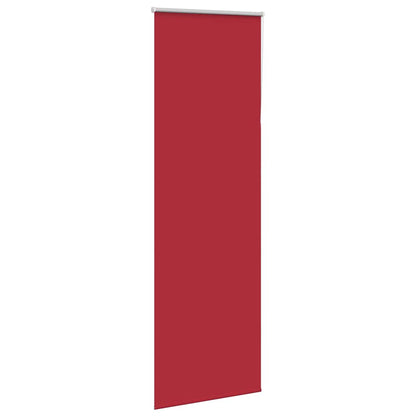 vidaXL Roller Blind Blackout Red 80x230 cm Fabric Width 75.7 cm Polyester