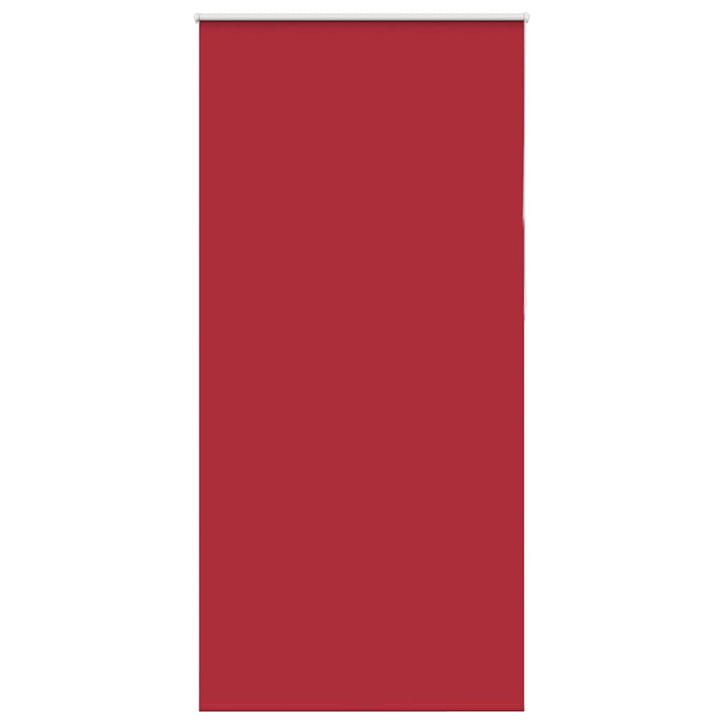vidaXL Roller Blind Blackout Red 95x230 cm Fabric Width 90.7 cm Polyester