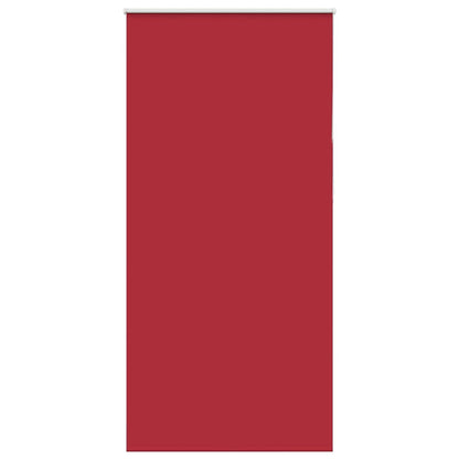 vidaXL Roller Blind Blackout Red 100x230 cm Fabric Width 95.7 cm Polyester