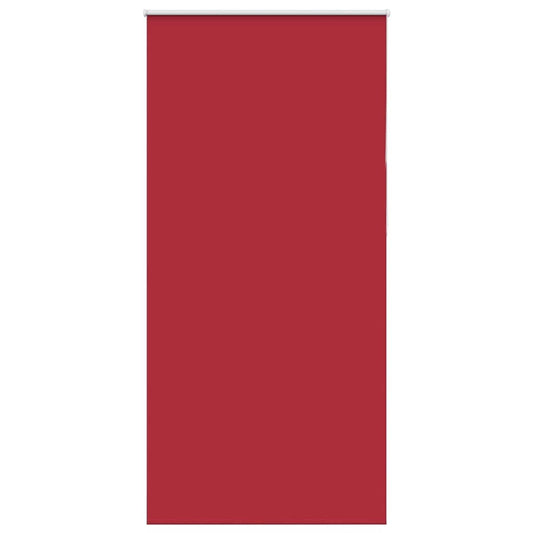 vidaXL Roller Blind Blackout Red 105x230 cm Fabric Width 100.7 cm Polyester