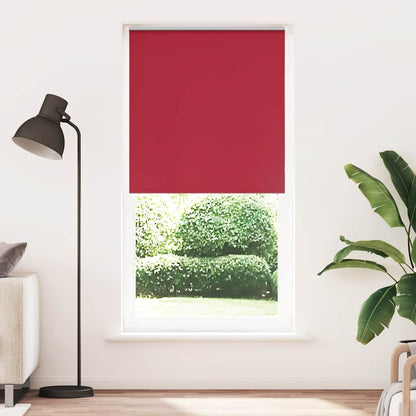 vidaXL Roller Blind Blackout Red 110x230 cm Fabric Width 105.7 cm Polyester