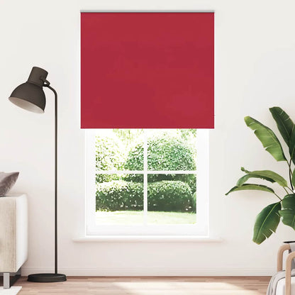 vidaXL Roller Blind Blackout Red 125x230 cm Fabric Width 121.6 cm