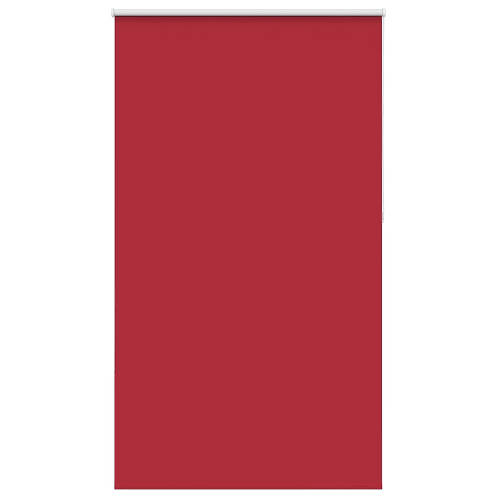 vidaXL Roller Blind Blackout Red 130x230 cm Fabric Width 126.6 cm Polyester