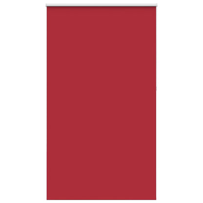 vidaXL Roller Blind Blackout Red 130x230 cm Fabric Width 126.6 cm Polyester