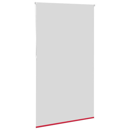 vidaXL Roller Blind Blackout Red 130x230 cm Fabric Width 126.6 cm Polyester