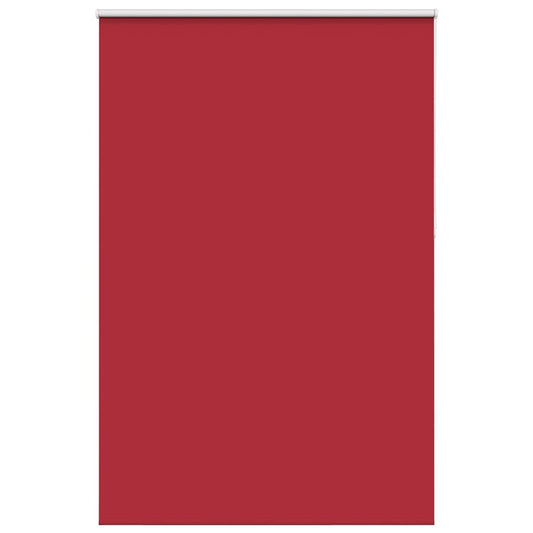 vidaXL Roller Blind Blackout Red 145x230 cm Fabric Width 141.6 cm Polyester