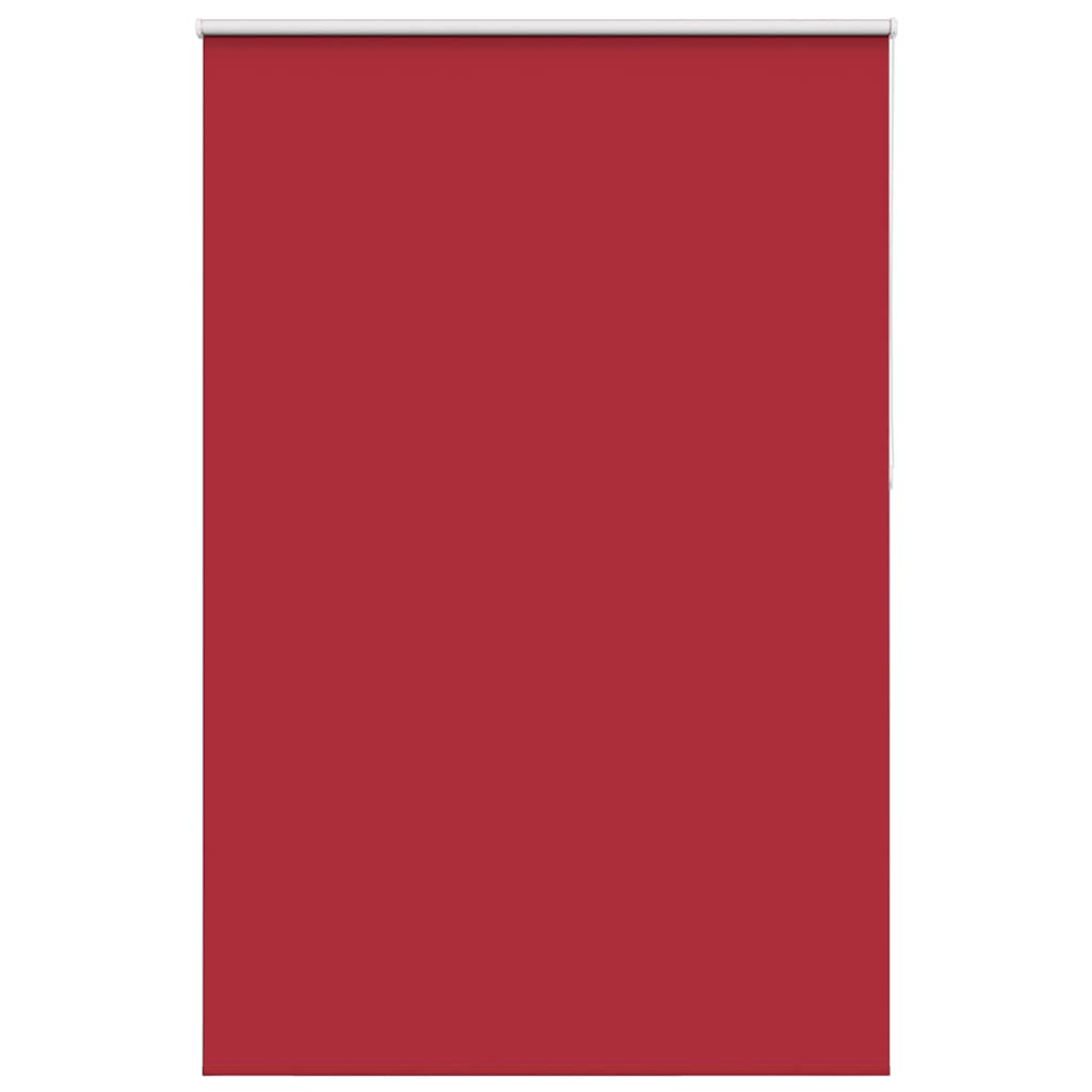 vidaXL Roller Blind Blackout Red 145x230 cm Fabric Width 141.6 cm Polyester