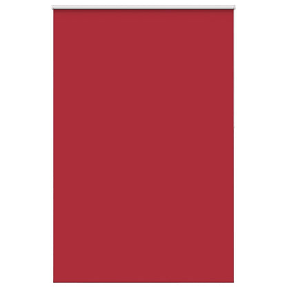 vidaXL Roller Blind Blackout Red 145x230 cm Fabric Width 141.6 cm Polyester