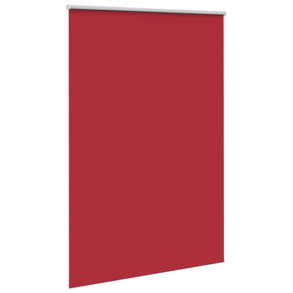 vidaXL Roller Blind Blackout Red 145x230 cm Fabric Width 141.6 cm Polyester