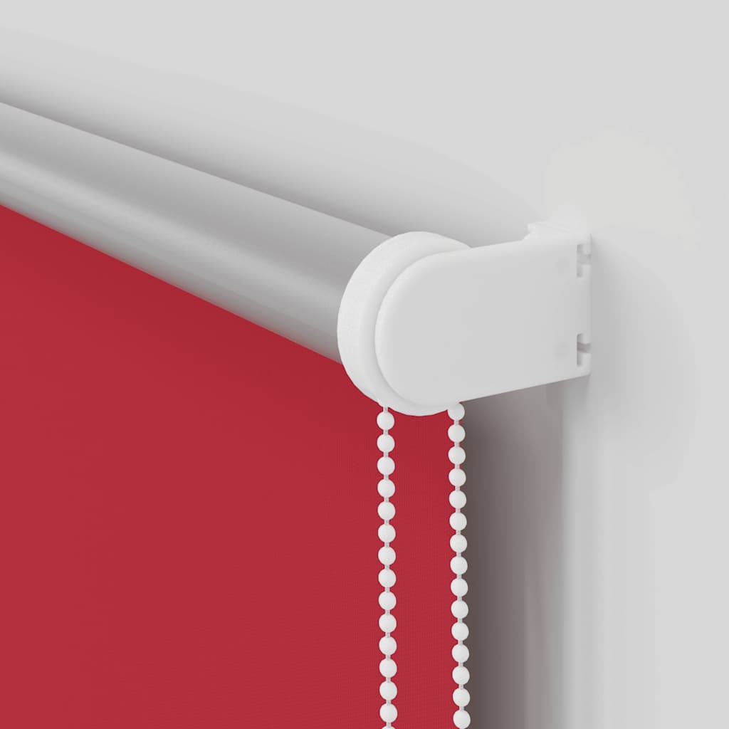 vidaXL Roller Blind Blackout Red 155x230 cm Fabric Width 151.6 cm Polyester