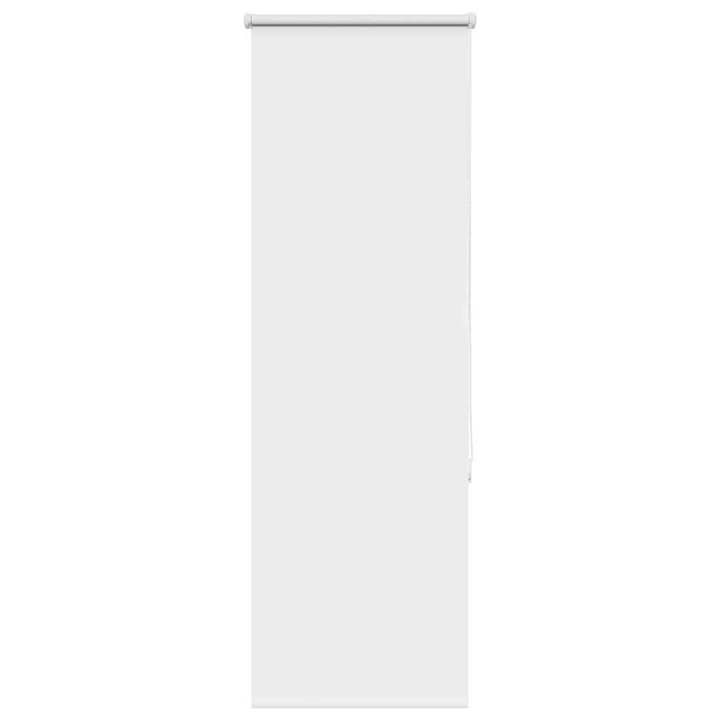 vidaXL Roller Blind Blackout White 45x130 cm Fabric Width 40.7 cm Polyester