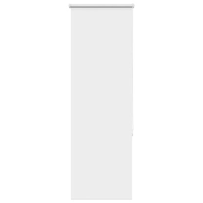 vidaXL Roller Blind Blackout White 45x130 cm Fabric Width 40.7 cm Polyester