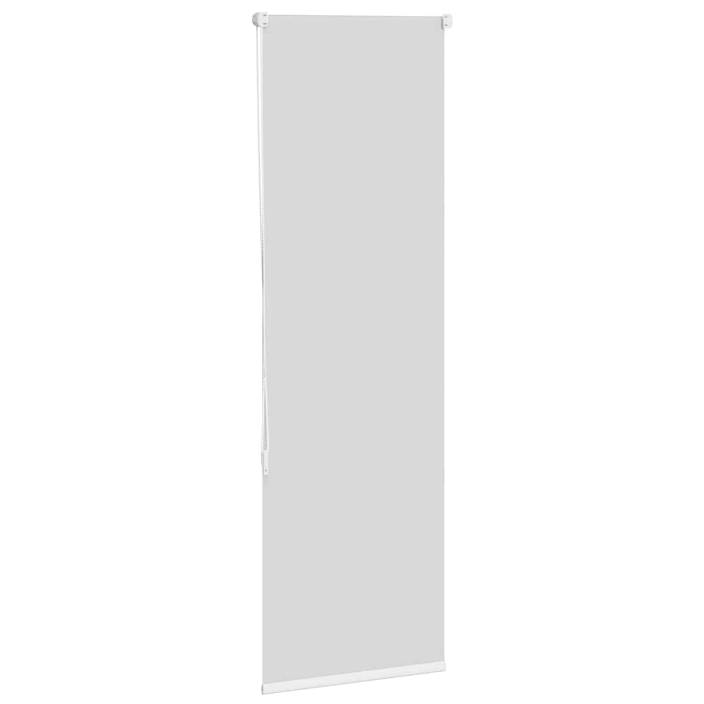 vidaXL Roller Blind Blackout White 45x130 cm Fabric Width 40.7 cm Polyester