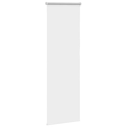 vidaXL Roller Blind Blackout White 55x130 cm Fabric Width 50.7 cm Polyester
