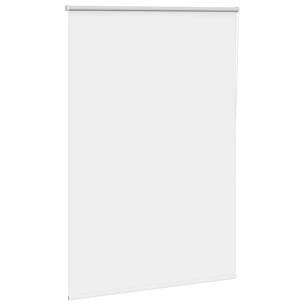 vidaXL Roller Blind Blackout White 90x130 cm Fabric Width 85.7 cm Polyester