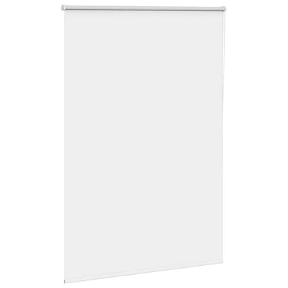 vidaXL Roller Blind Blackout White 90x130 cm Fabric Width 85.7 cm Polyester