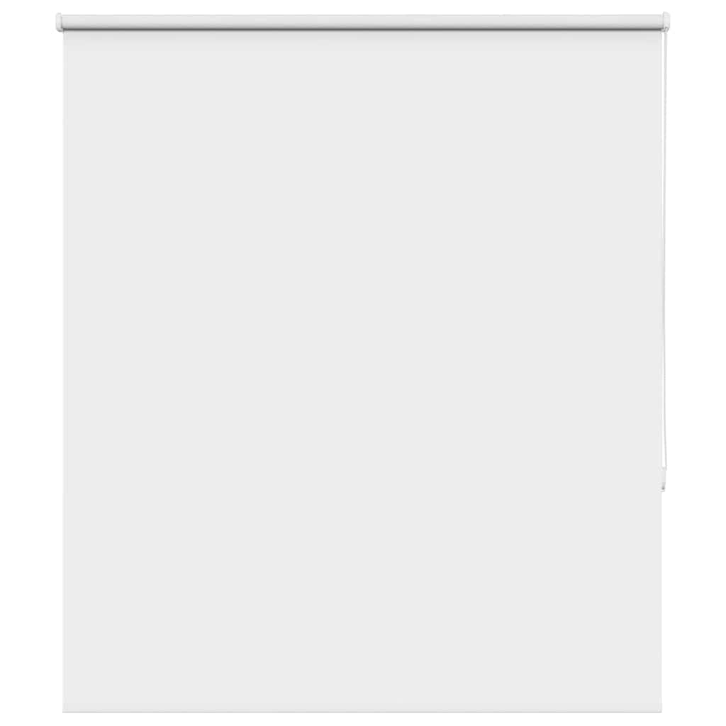 vidaXL Roller Blind Blackout White 120x130 cm Fabric Width 116.6 cm Polyester