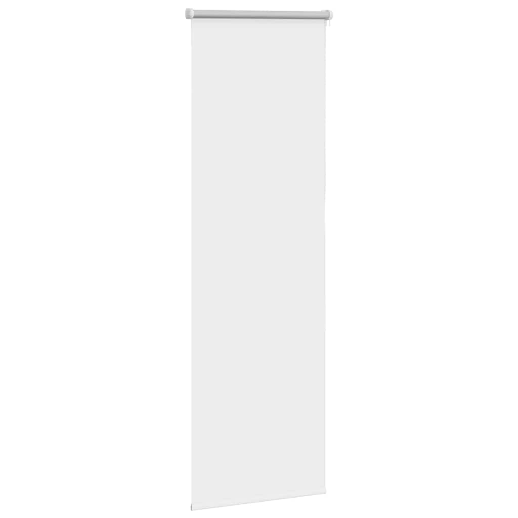 vidaXL Roller Blind Blackout White 50x150 cm Fabric Width 45.7 cm Polyester