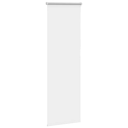 vidaXL Roller Blind Blackout White 60x150 cm Fabric Width 55.7 cm Polyester