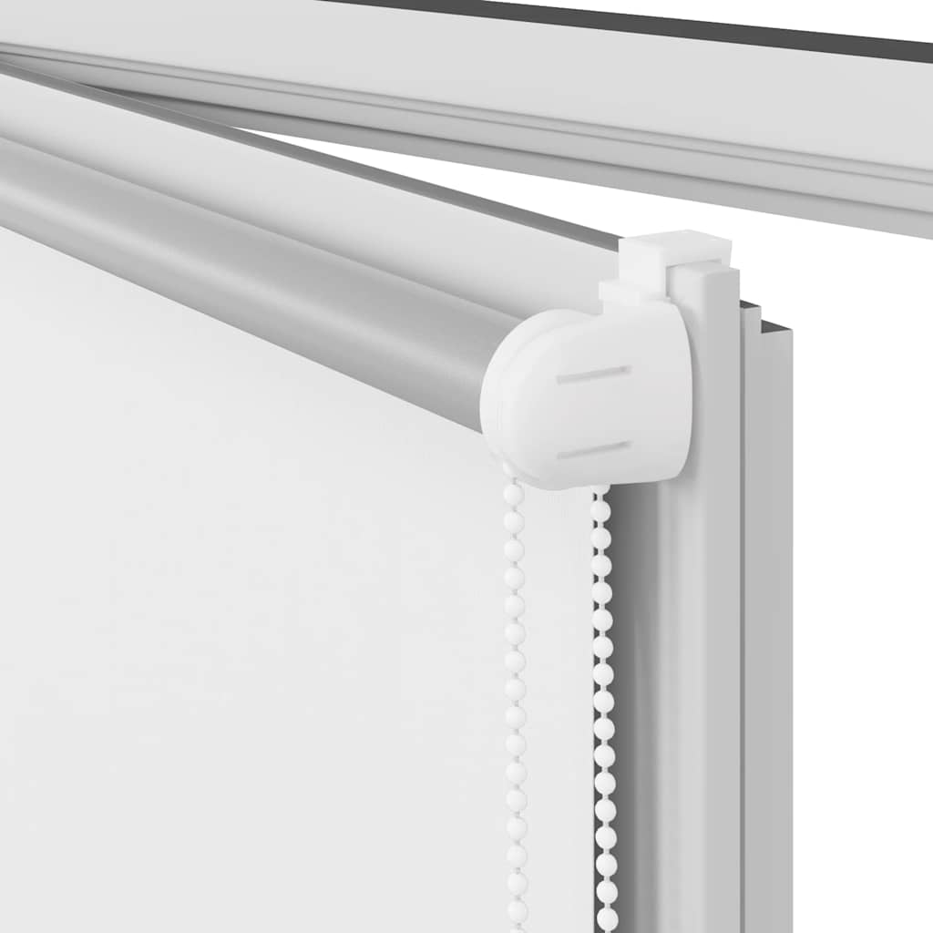 vidaXL Roller Blind Blackout White 65x150 cm Fabric Width 60.7 cm