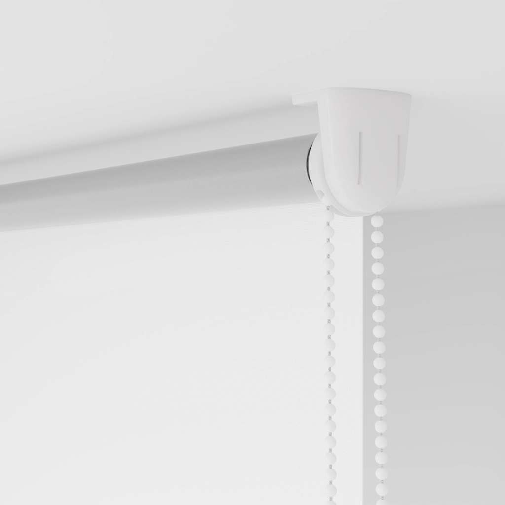 vidaXL Roller Blind Blackout White 65x150 cm Fabric Width 60.7 cm