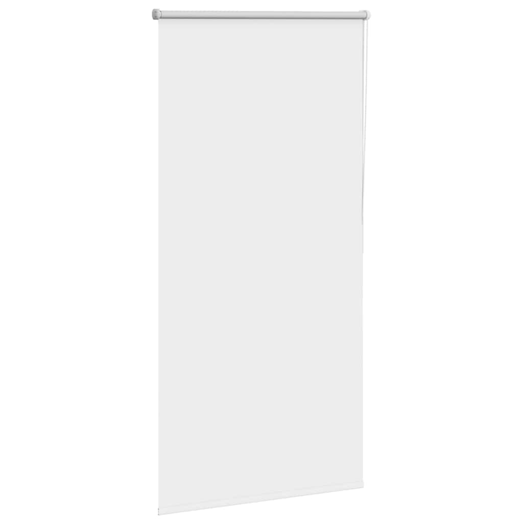 vidaXL Roller Blind Blackout White 80x150 cm Fabric Width 75.7 cm Polyester