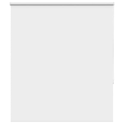 vidaXL Roller Blind Blackout White 125x150 cm Fabric Width 121.6 cm Polyester