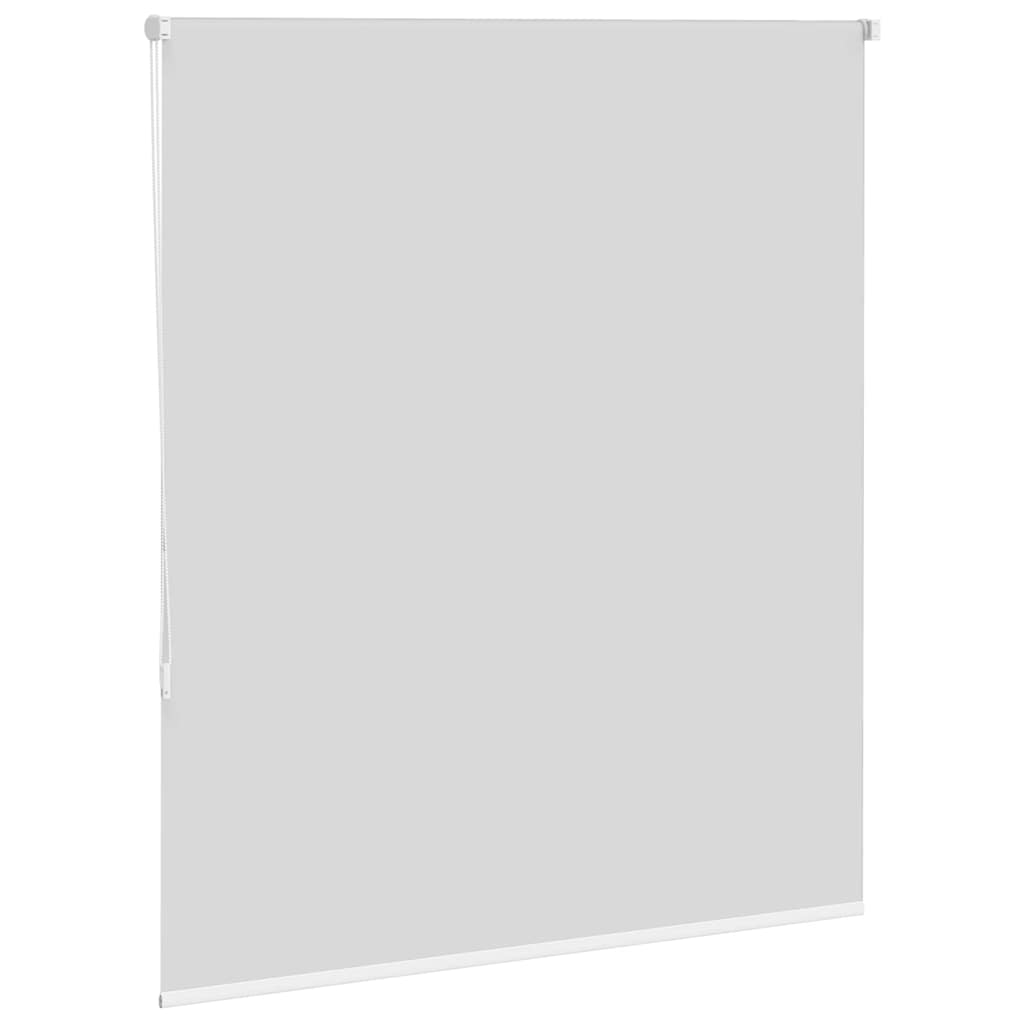 vidaXL Roller Blind Blackout White 125x150 cm Fabric Width 121.6 cm