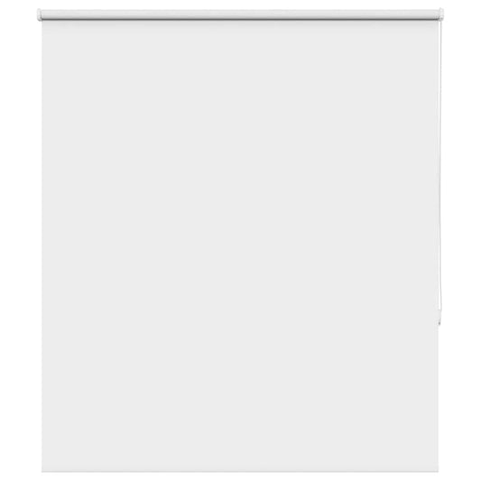 vidaXL Roller Blind Blackout White 130x150 cm Fabric Width 126.6 cm