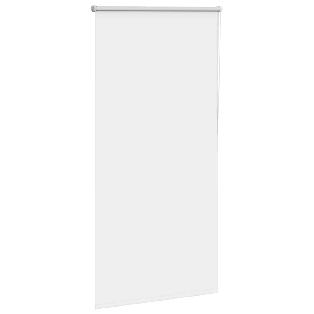 vidaXL Roller Blind Blackout White 80x175 cm Fabric Width 75.7 cm Polyester