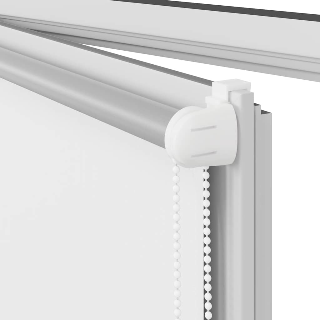 vidaXL Roller Blind Blackout White 115x175 cm Fabric Width 110.7 cm