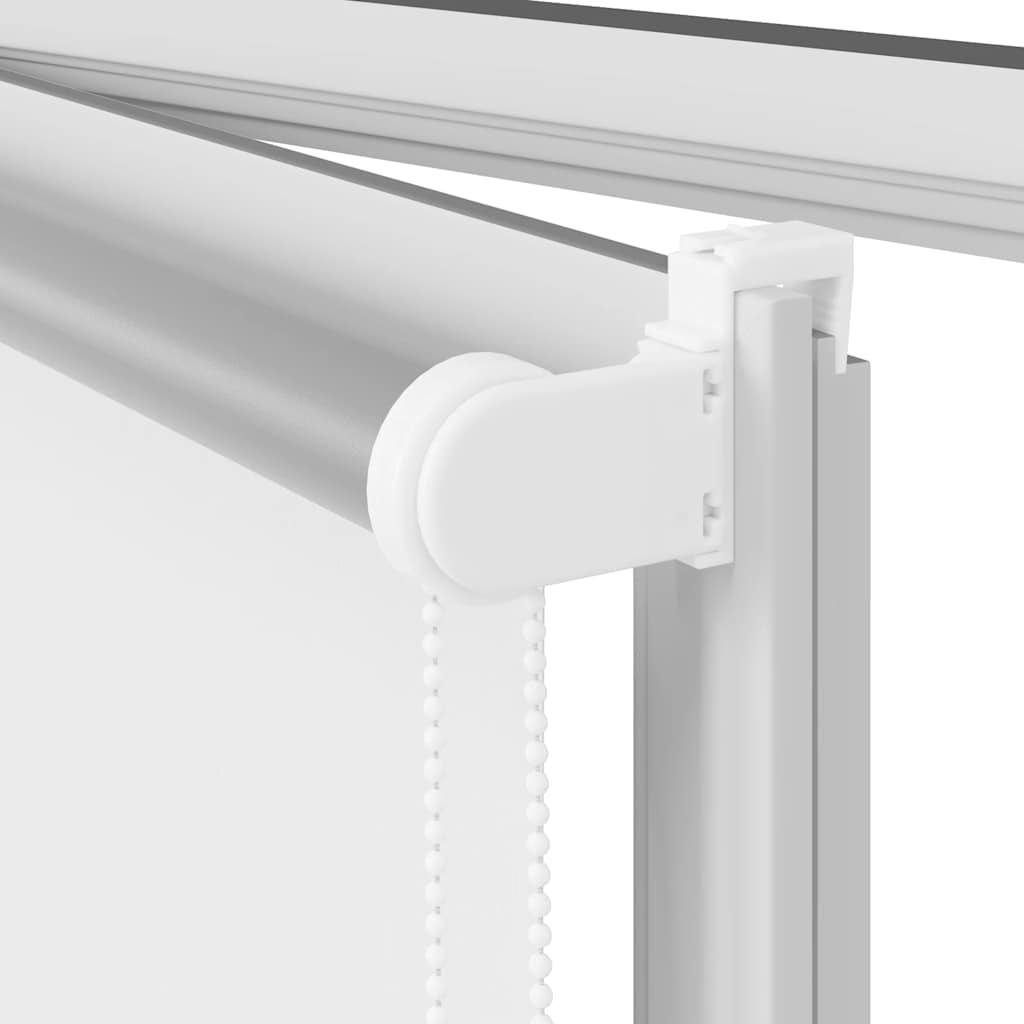 vidaXL Roller Blind Blackout White 125x175 cm Fabric Width 121.6 cm