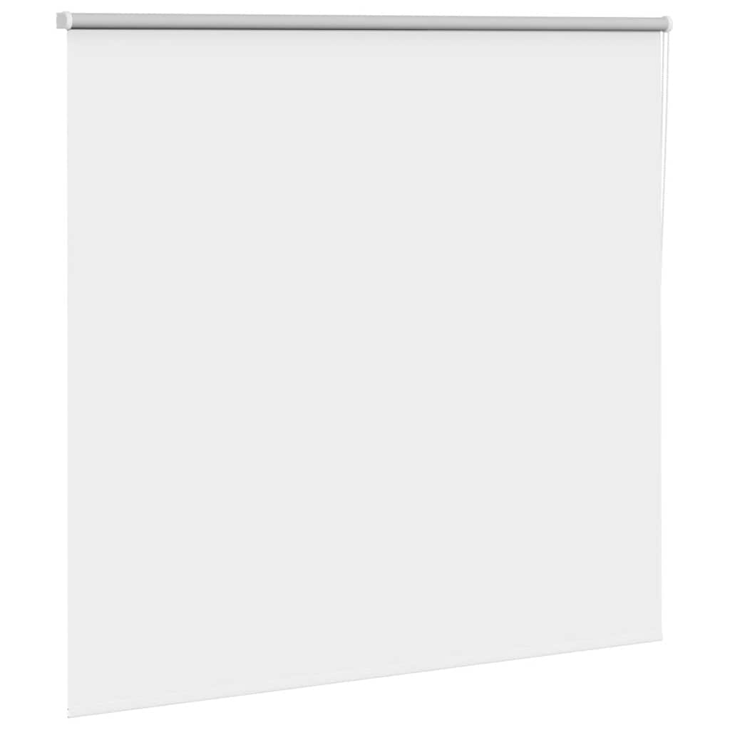 vidaXL Roller Blind Blackout White 165x175 cm Fabric Width 161.6 cm Polyester