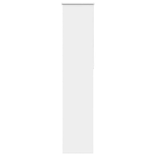 vidaXL Roller Blind Blackout White 45x210 cm Fabric Width 40.7 cm Polyester
