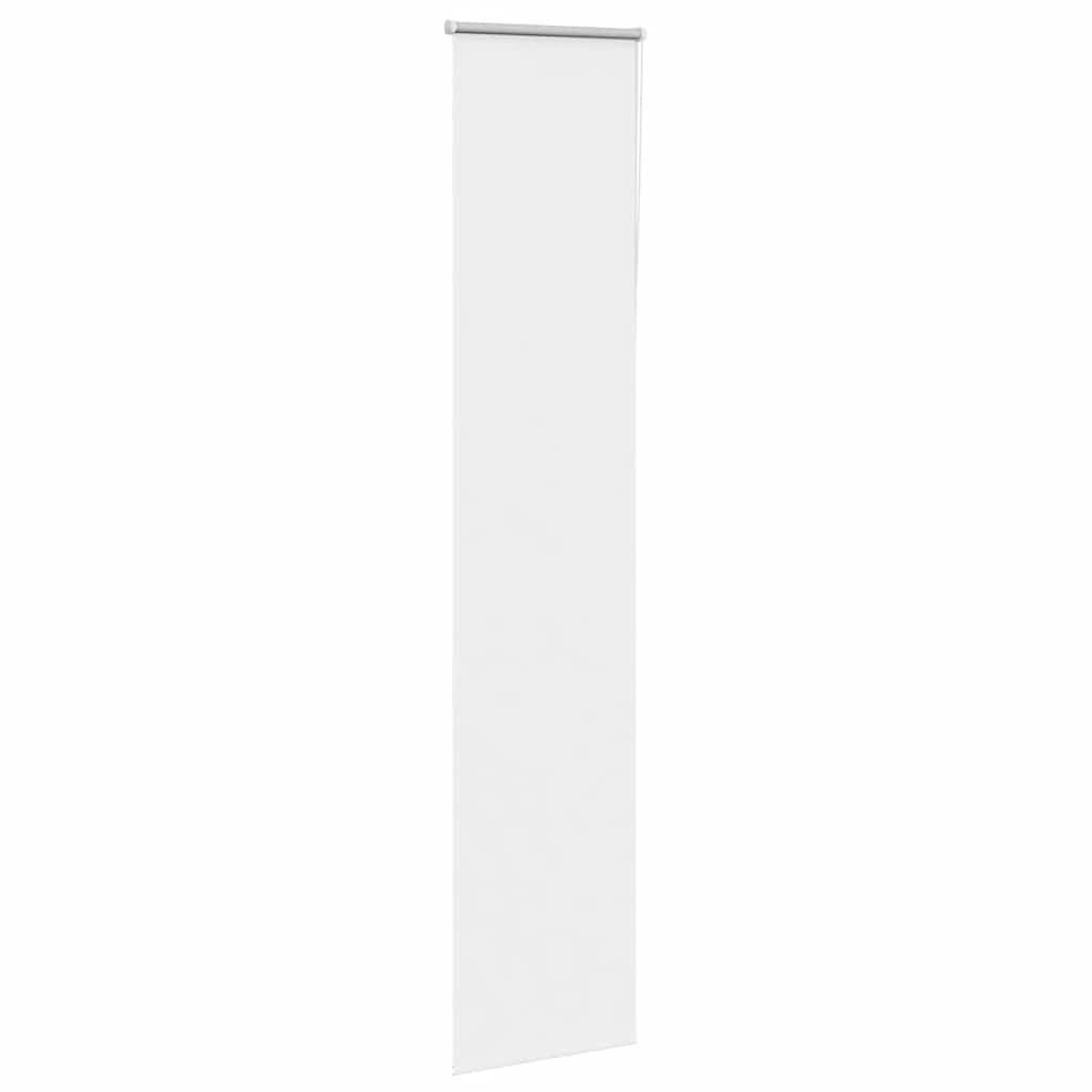 vidaXL Roller Blind Blackout White 45x210 cm Fabric Width 40.7 cm Polyester