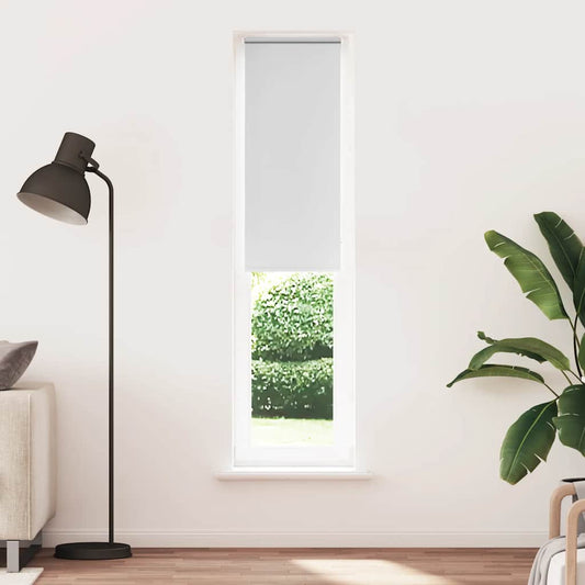 vidaXL Roller Blind Blackout White 50x210 cm Fabric Width 45.7 cm