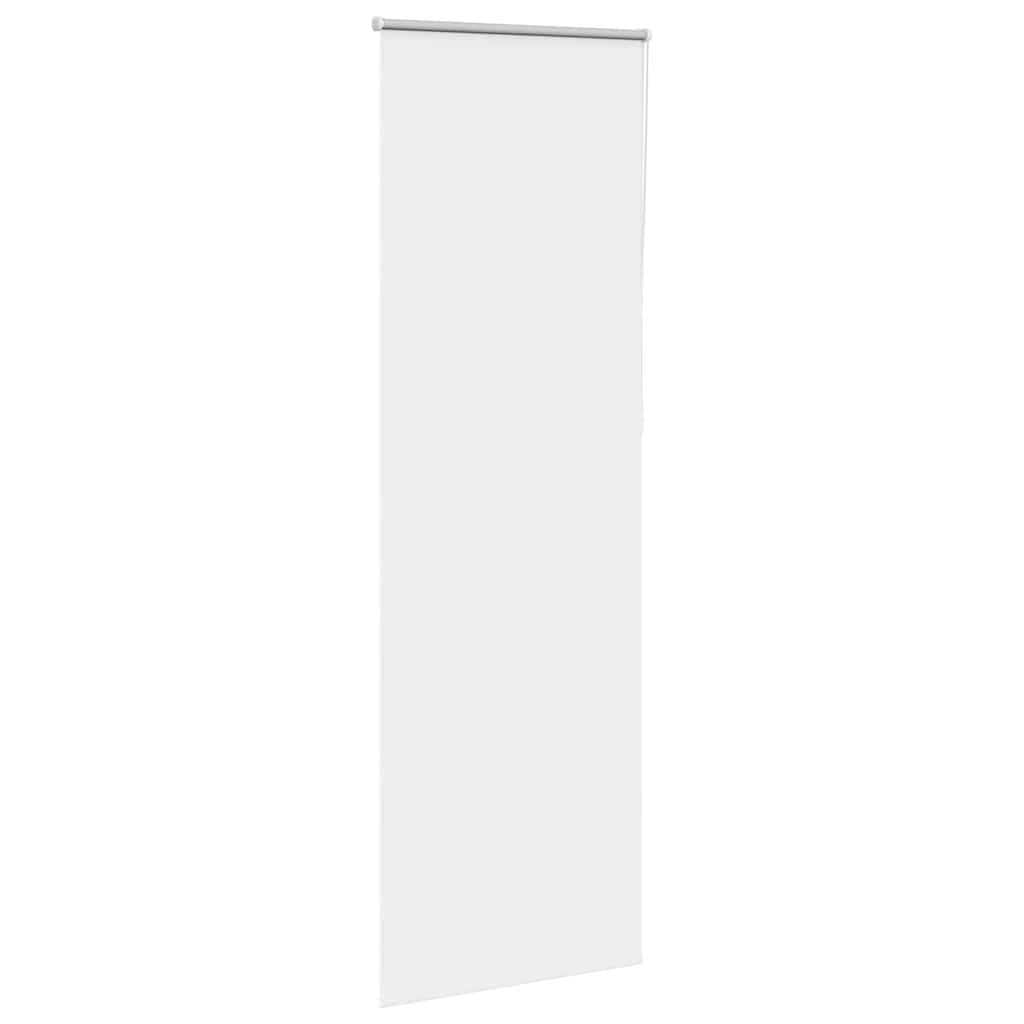 vidaXL Roller Blind Blackout White 70x210 cm Fabric Width 65.7 cm Polyester