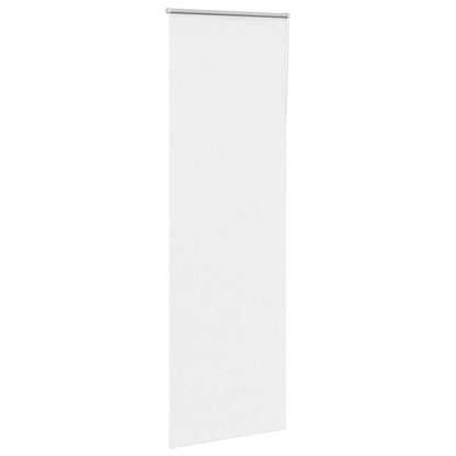 vidaXL Roller Blind Blackout White 70x210 cm Fabric Width 65.7 cm Polyester