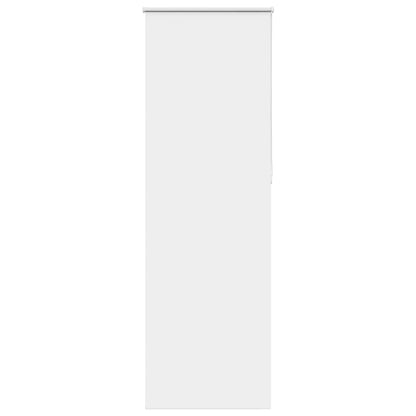 vidaXL Roller Blind Blackout White 75x210 cm Fabric Width 70.7 cm Polyester