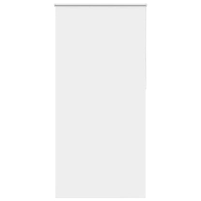 vidaXL Roller Blind Blackout White 115x210 cm Fabric Width 110.7 cm