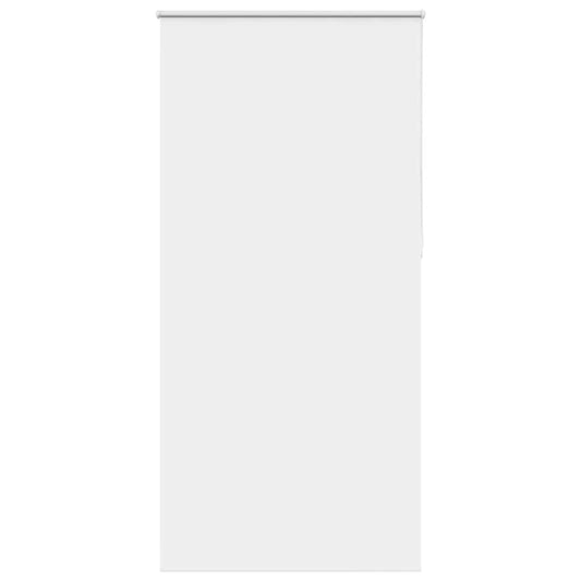 vidaXL Roller Blind Blackout White 115x210 cm Fabric Width 110.7 cm