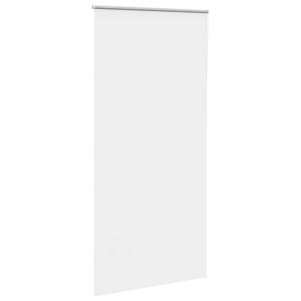 vidaXL Roller Blind Blackout White 115x210 cm Fabric Width 110.7 cm