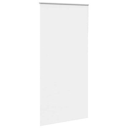 vidaXL Roller Blind Blackout White 115x210 cm Fabric Width 110.7 cm