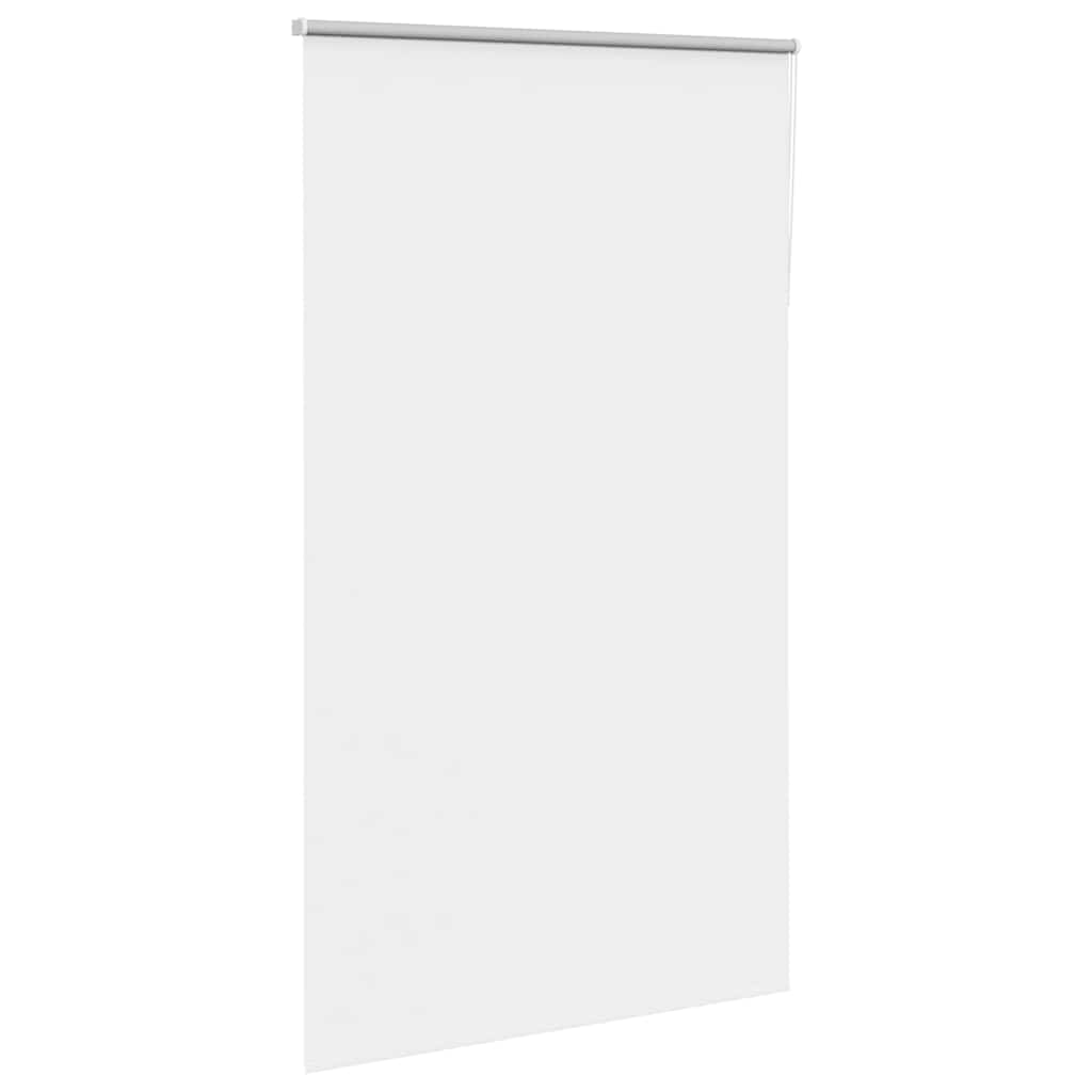 vidaXL Roller Blind Blackout White 120x210 cm Fabric Width 116.6 cm Polyester