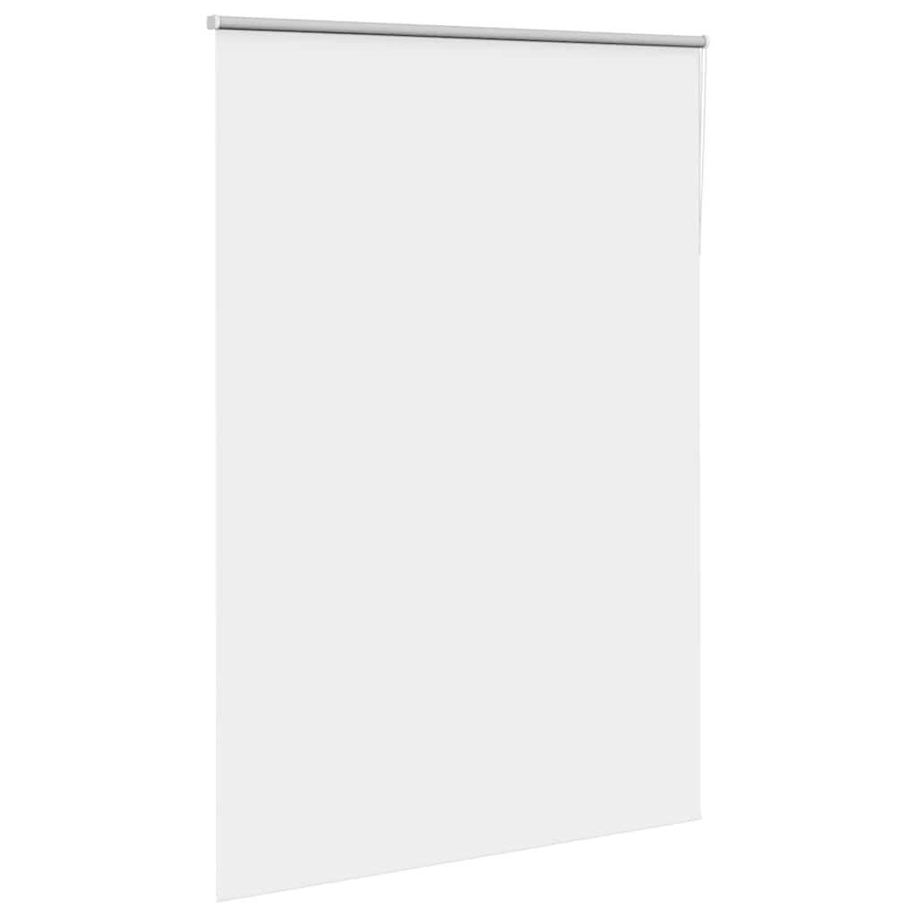 vidaXL Roller Blind Blackout White 150x210 cm Fabric Width 146.6 cm